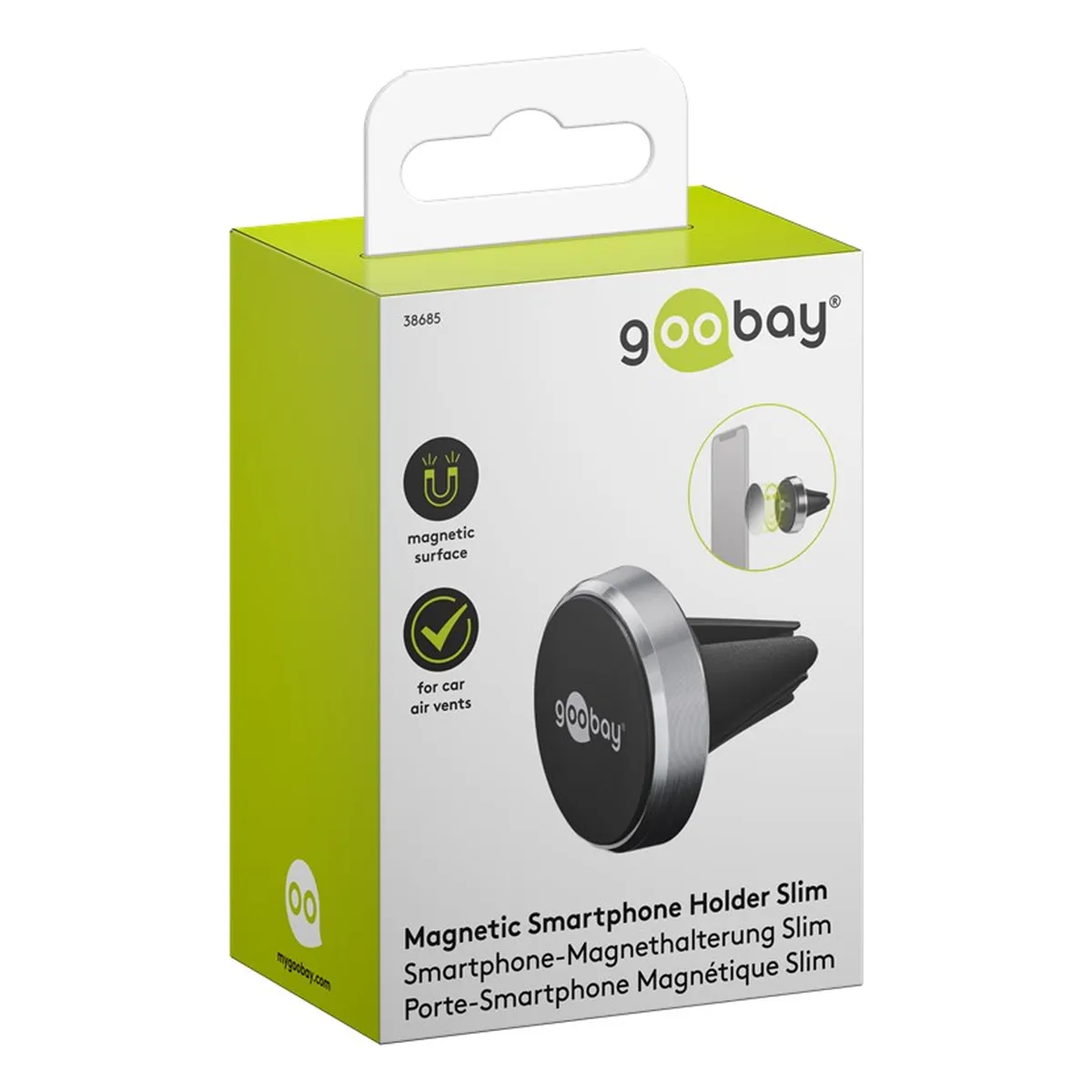 Goobay Magnethalterungs-Set im Slim Design