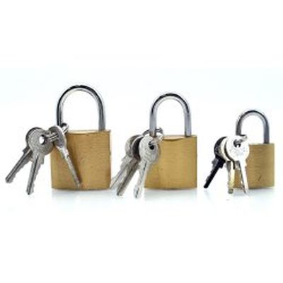 Masterproof Keller-Vorhangschloss, Stahl, 3-teilig, 25-30-40mm