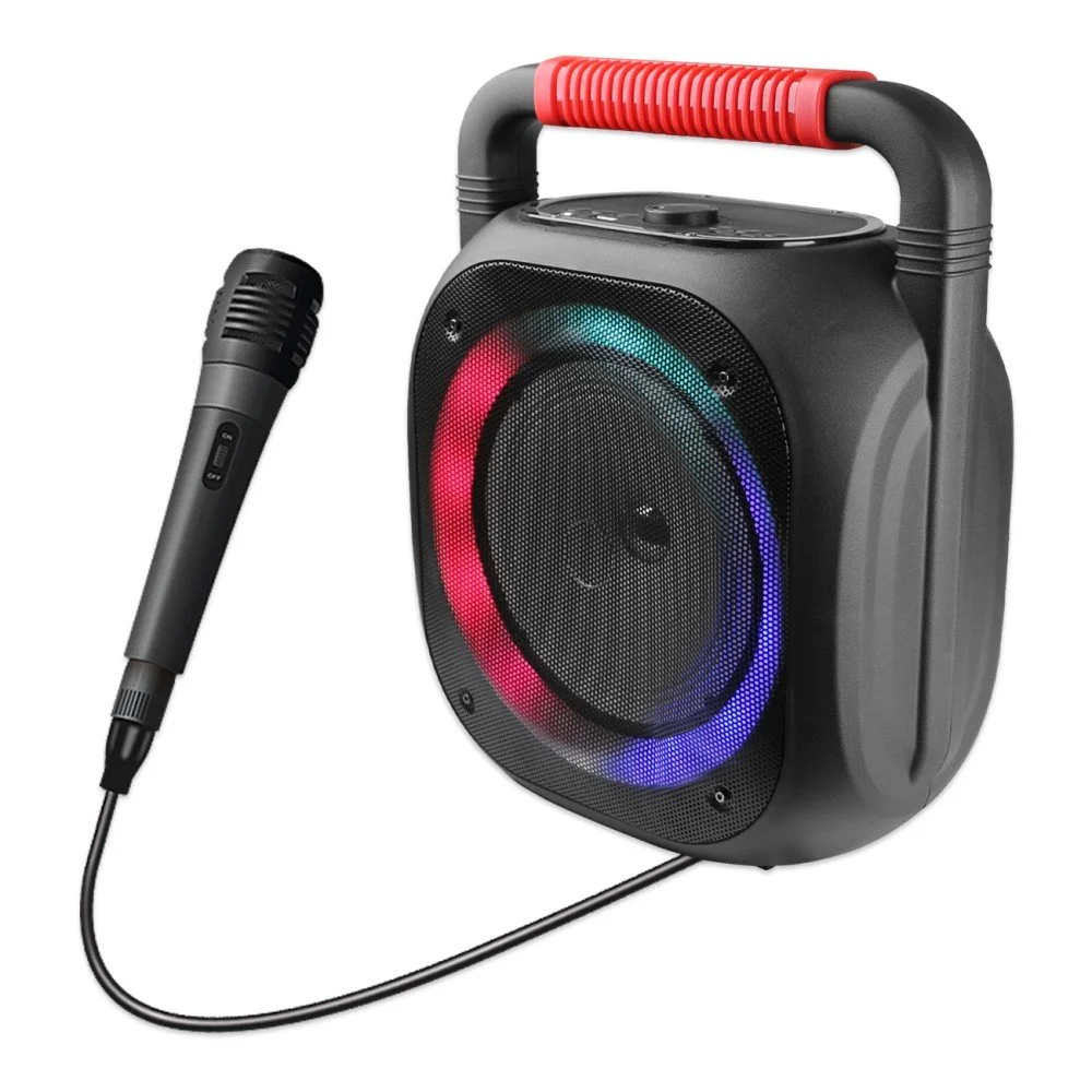 Drahtloser Party-Lautsprecher Mikrofon & LED Licht