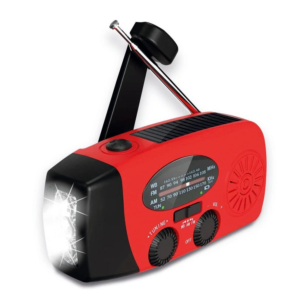 Fontastic Solar, Dynamo AM/FM/WB Kurbelradio, Taschenlampe