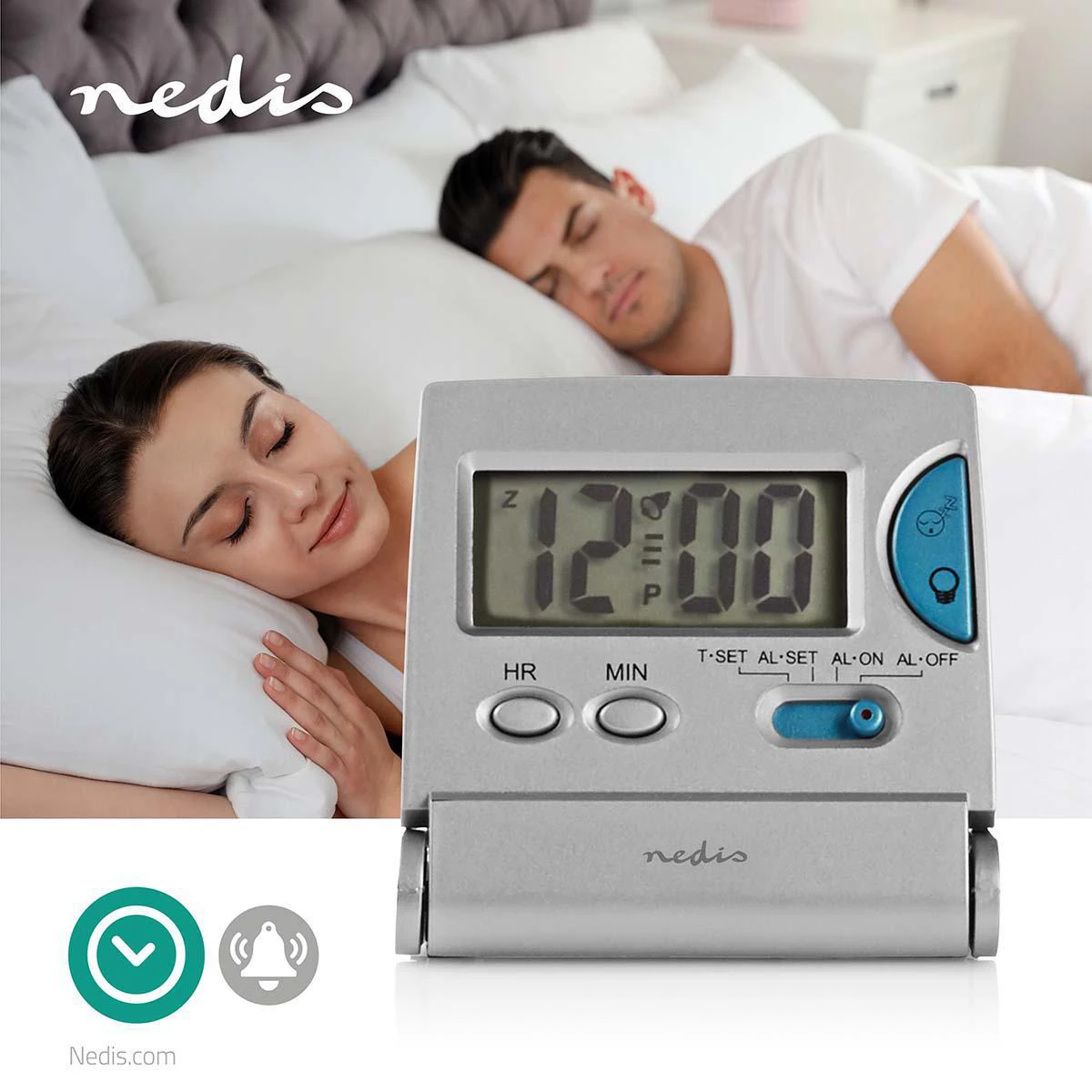 Nedis Digital-Schreibtisch-Wecker