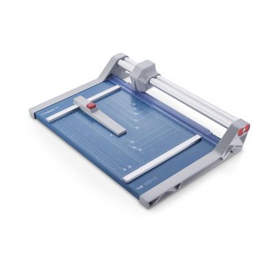 Rollen-Schneidemaschine 550 - Schnittlänge 360 mm, A4, mit doppelter Führungsstange, blau