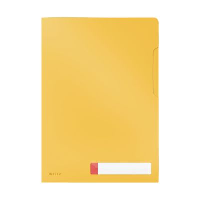LEITZ Privacy Sichthülle Cosy - A4, PP, gelb matt, Blickdicht, 3 Stück