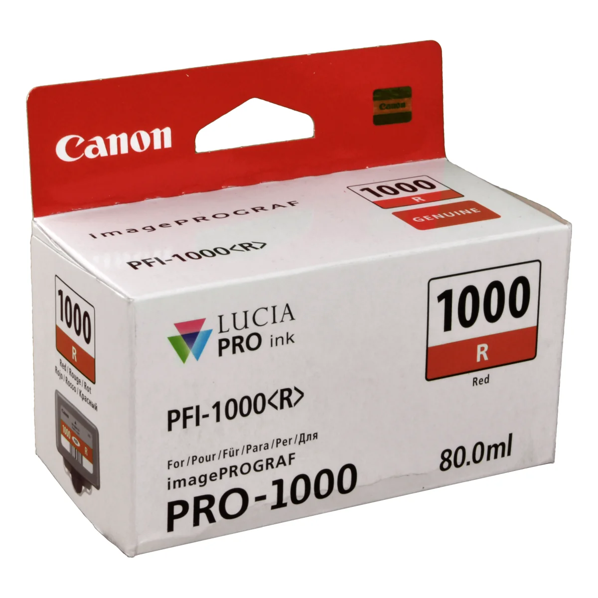 Canon Tinte 0554C001  PFI-1000R  rot