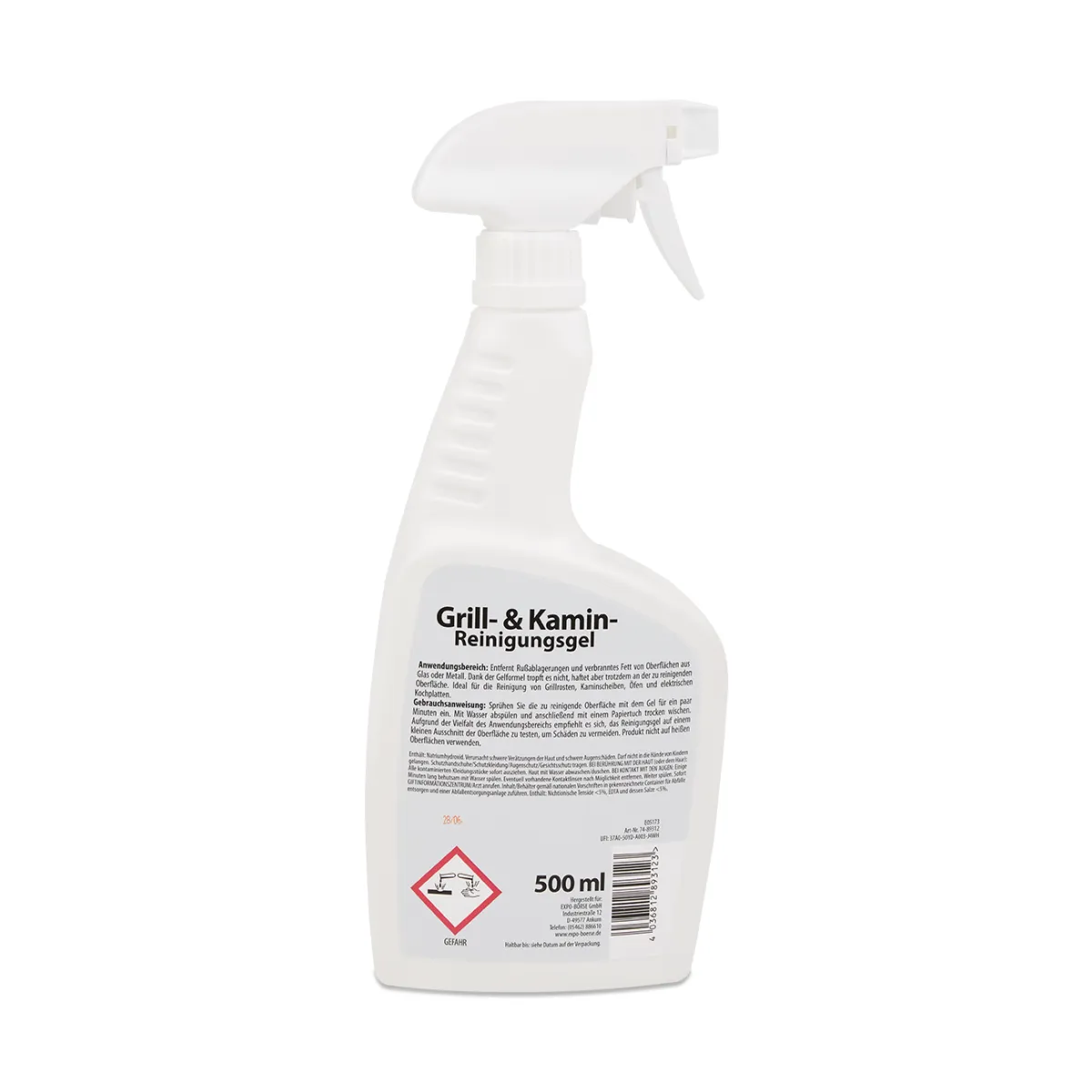Grill und Kaminreinigungsgel 500 ml