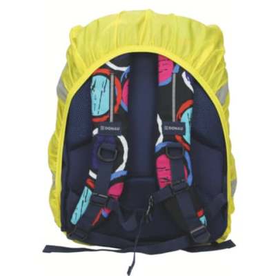 DONAU Schulrucksack bunte Kreise - Recycling-PET