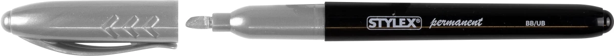 Stylex Permanentmarker, silber, wasserfest