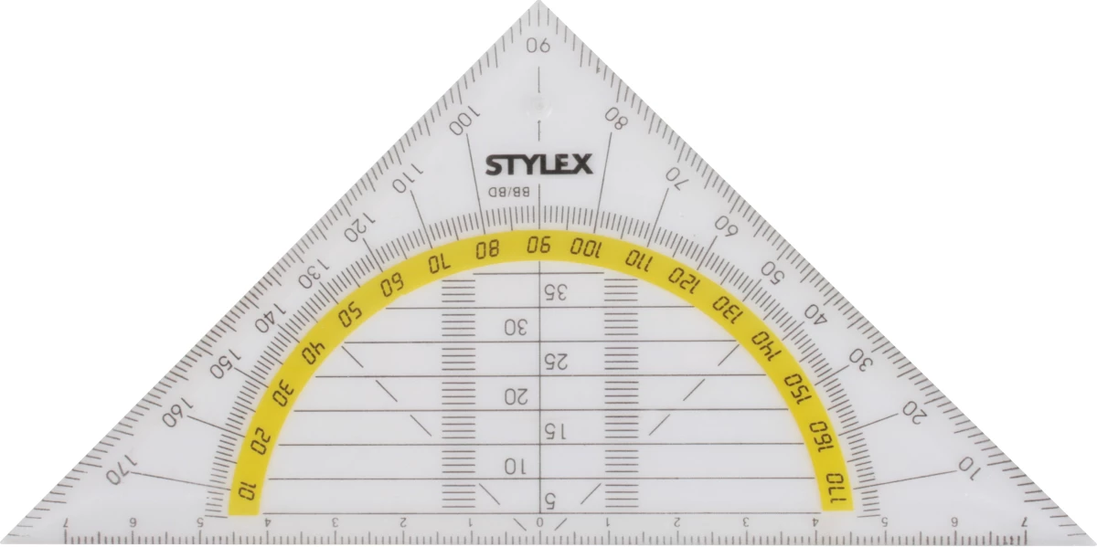 Stylex Geometriedreieck, 16 cm