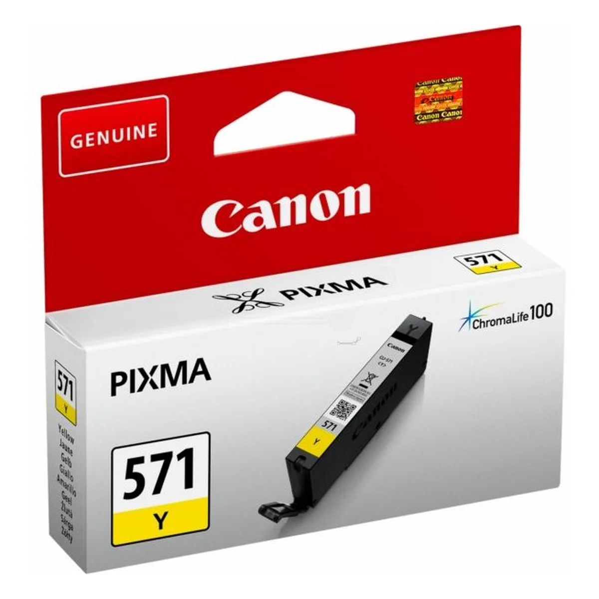Druckerpatrone Canon CLI-571 Y gelb 6,5 ml | 323 Seiten (0388C001)