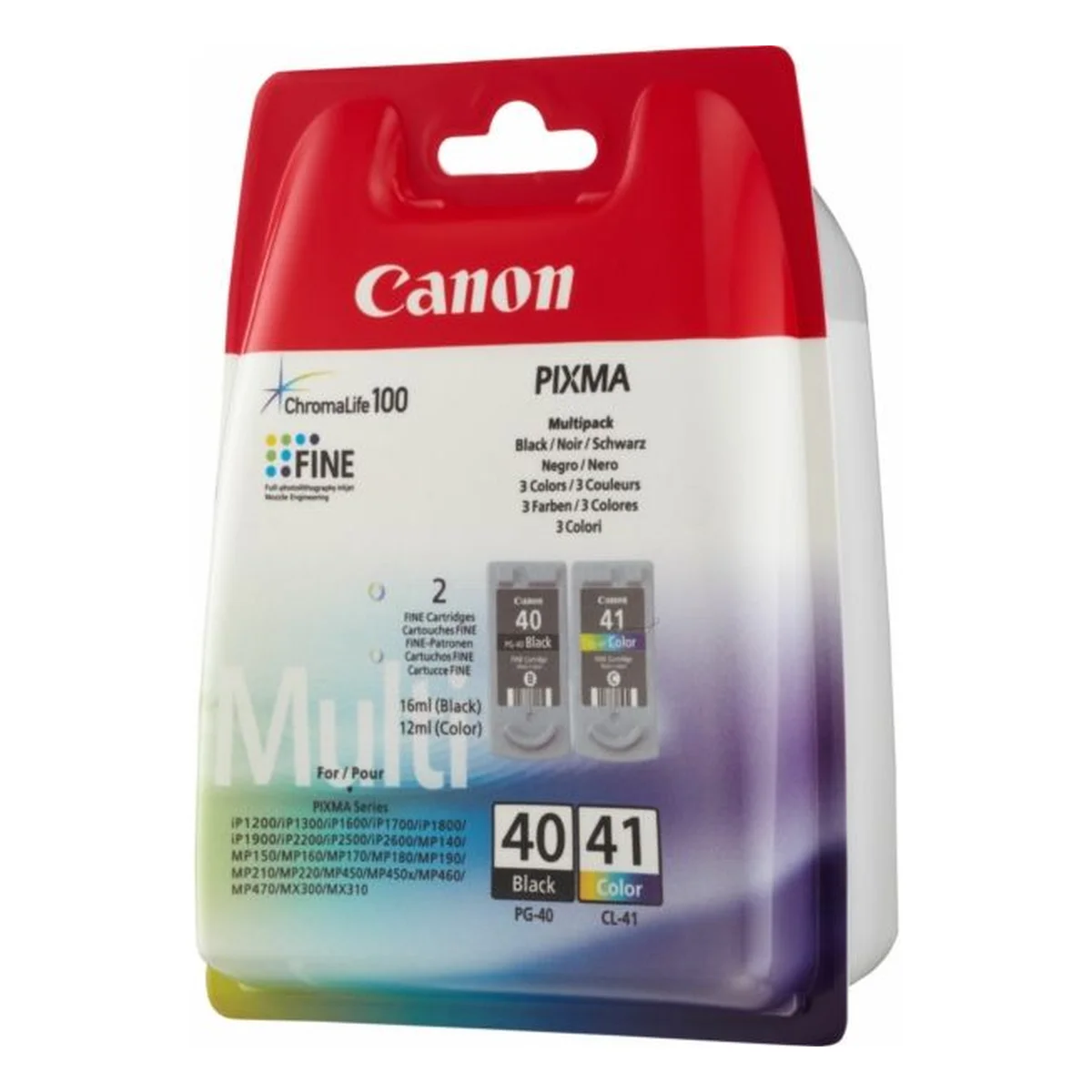 Druckerpatronen MultiPack Canon PG-40+CL-41 schwarz farbig 28 ml (0615B036)