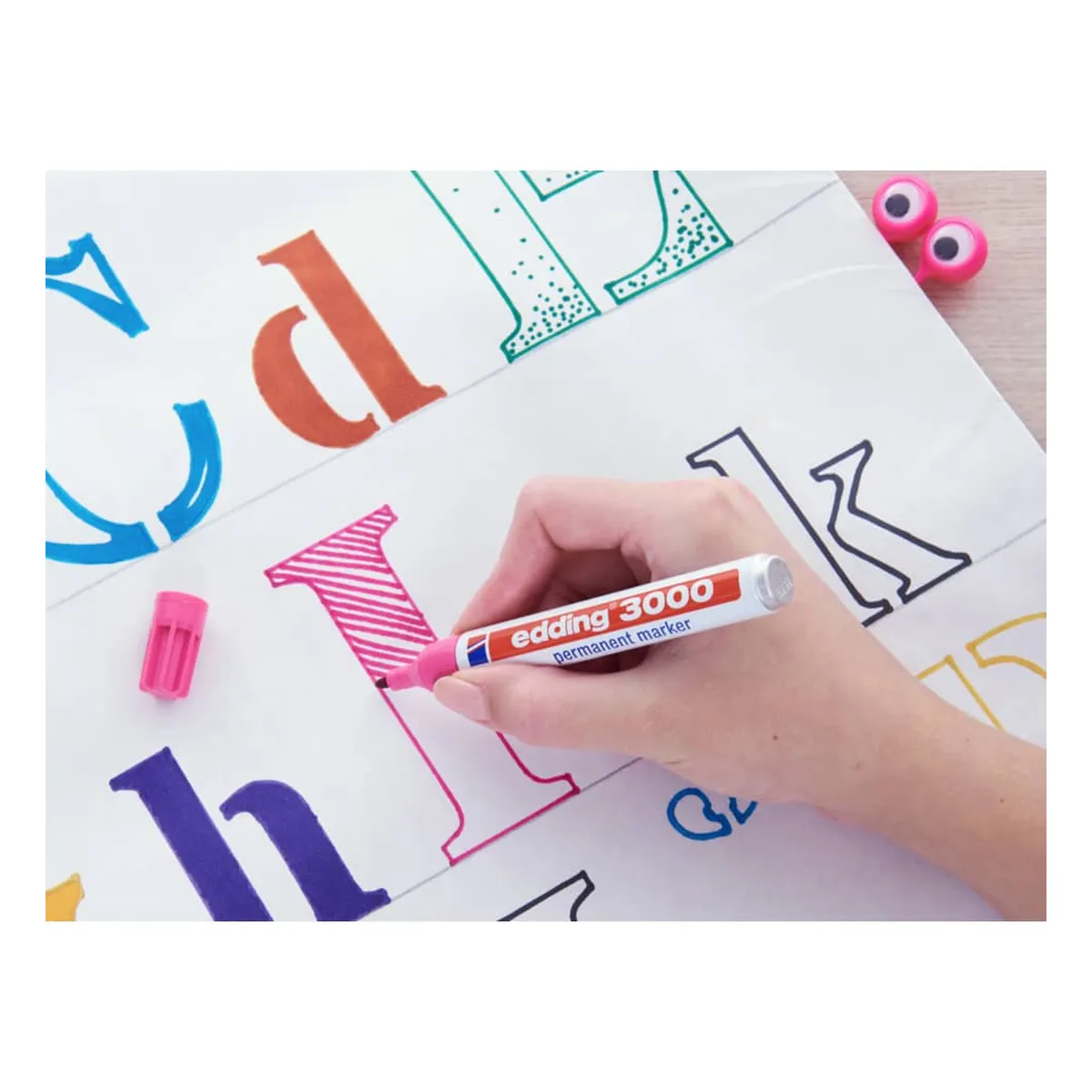 Edding 3000 Permanentmarker - nachfüllbar, 1,5 - 3 mm, schwarz