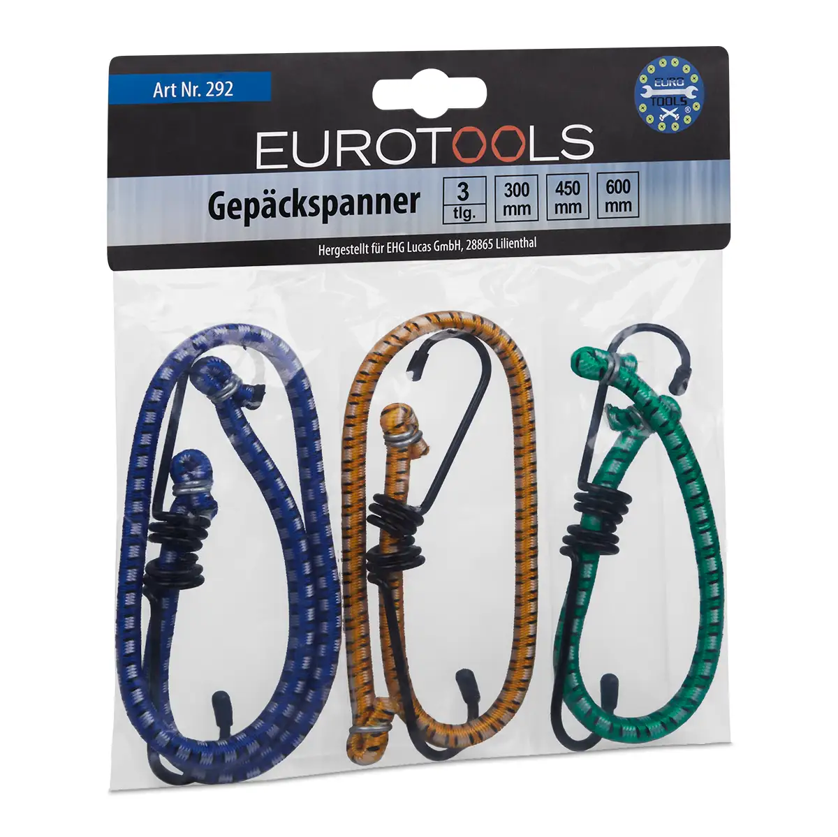 Masterproof Gepäckspanner 3-tlg., 300,450,600mm