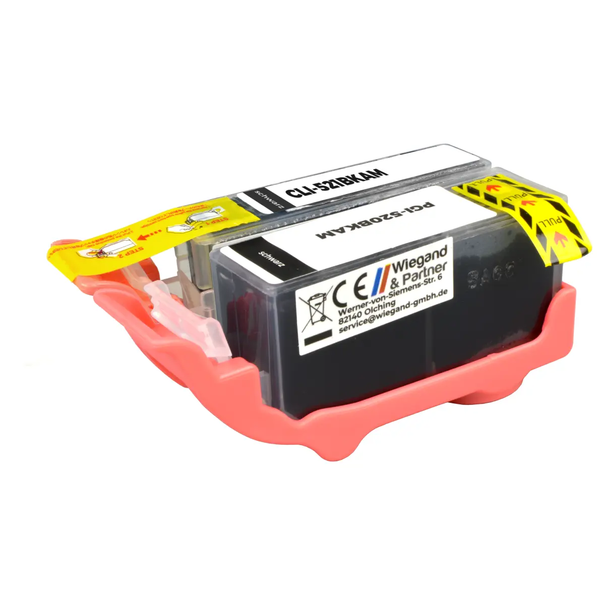 Canon PGI-520 PGBK / CLI-521 B - alternatives Patronen DoppelPack schwarz 1x 20 ml | 360 Seiten (PGBK), 1x 10,8 ml | 3.500 Seiten (BK) - Digital Revolution