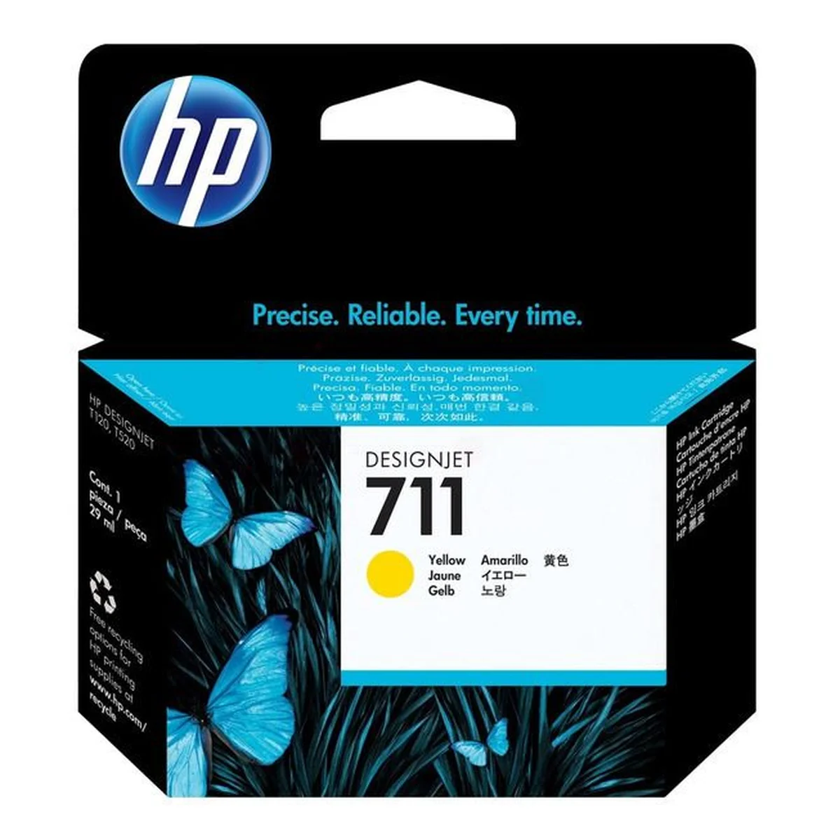 Druckerpatrone HP 711 gelb 29 ml (CZ132A)