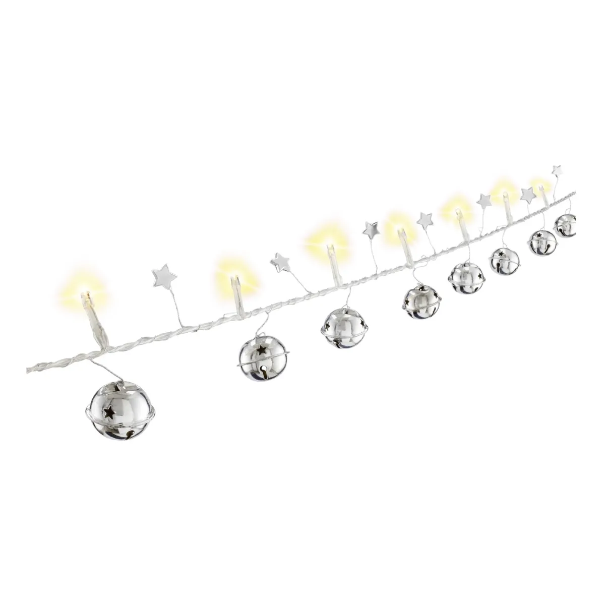 Goobay 10er LED-Lichterkette 'Glöckchen'
