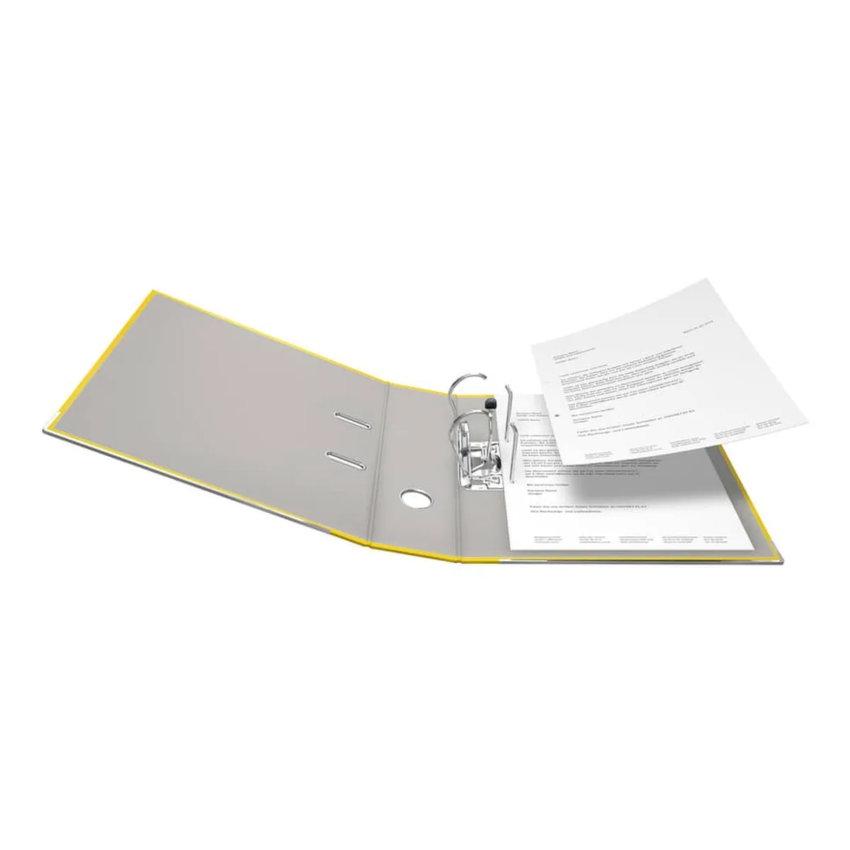 Falken Ordner PP-Color S80 - A4, 8 cm, gelb