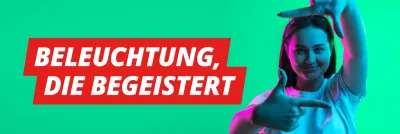 Beleuchtung, die begeistert 