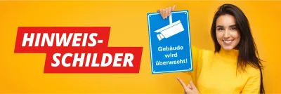 Hinweisschilder